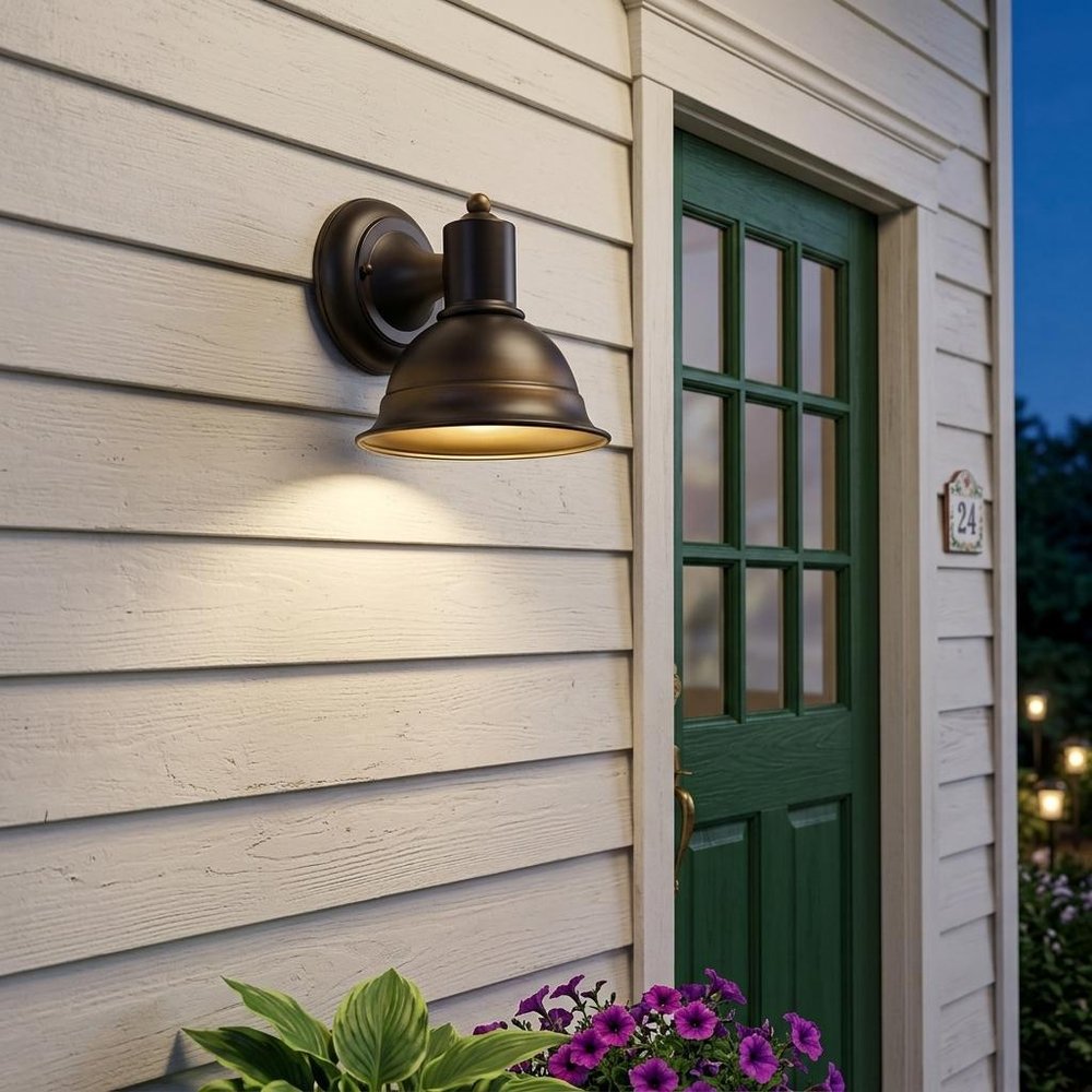 Antique Bronze Aluminum Wall Sconce