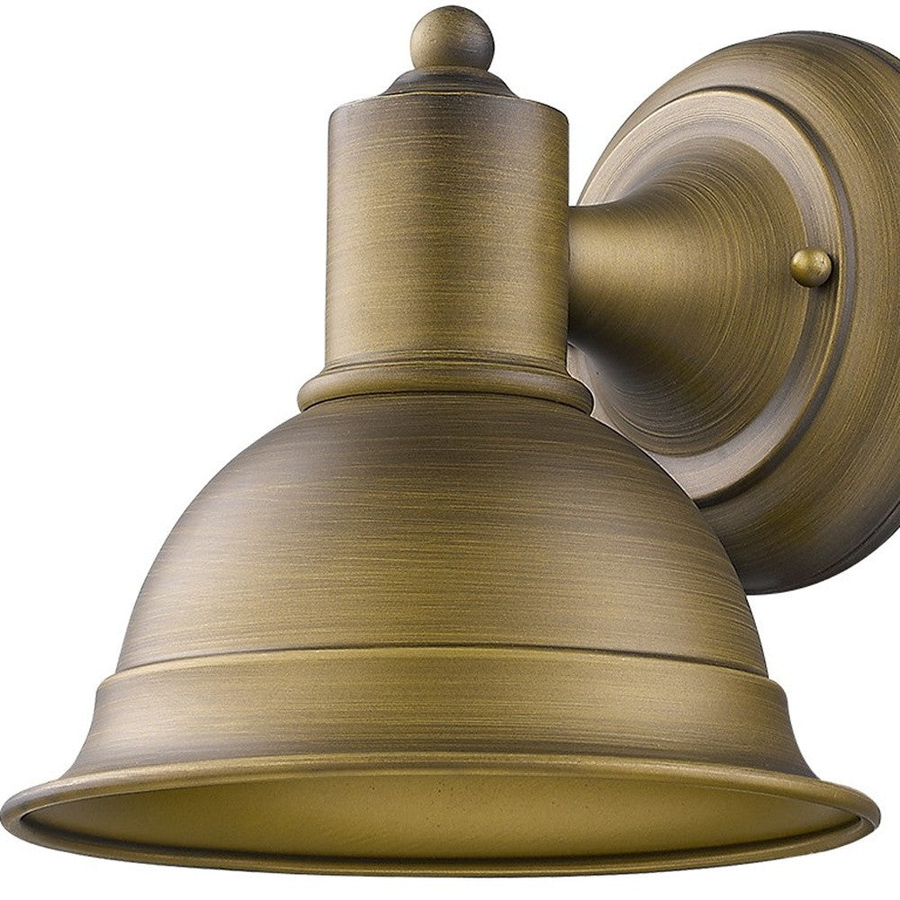 Brushed Gold Aluminum Wall Sconce