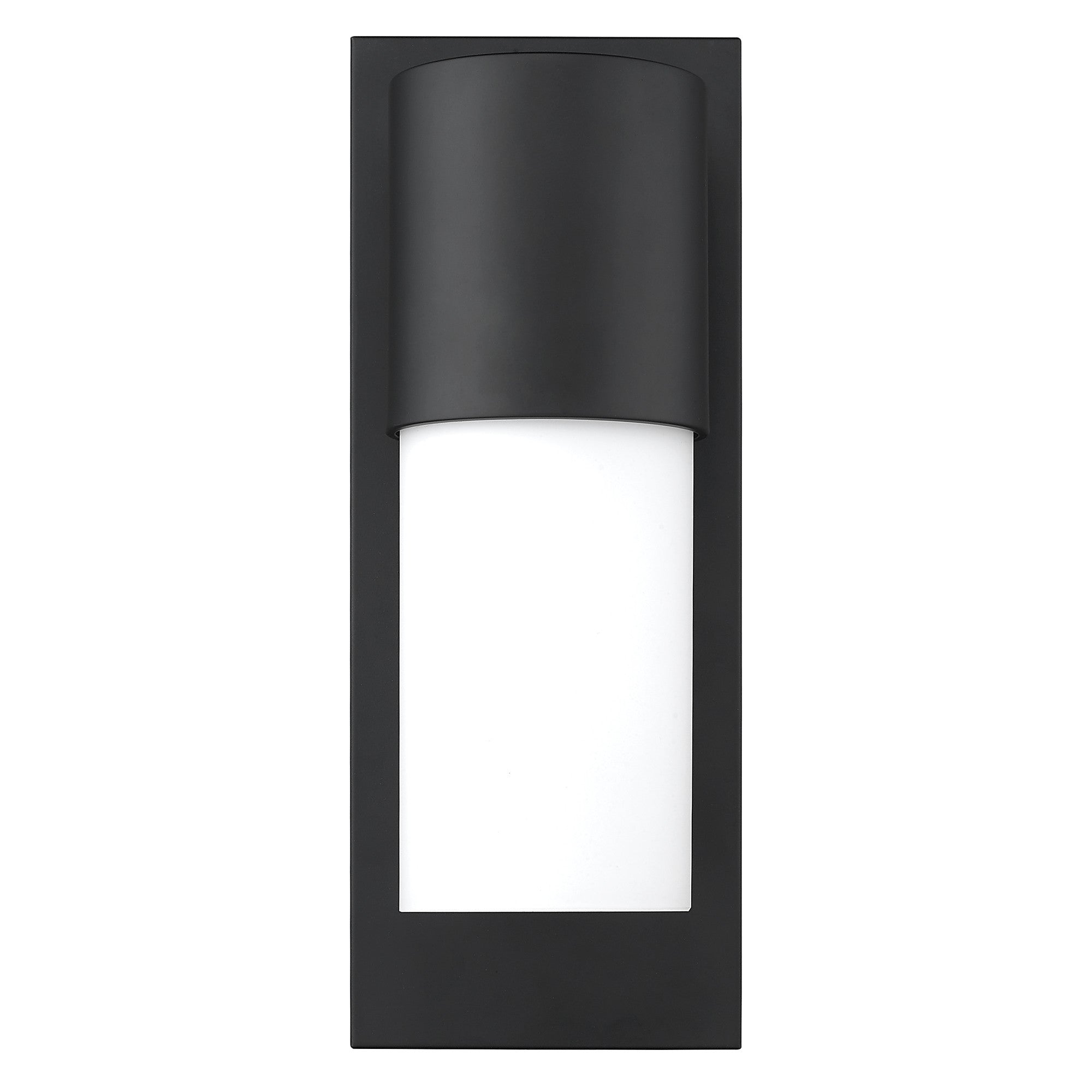 Black Frosted Dimmable Outdoor Hanging Light With Black And White Shades