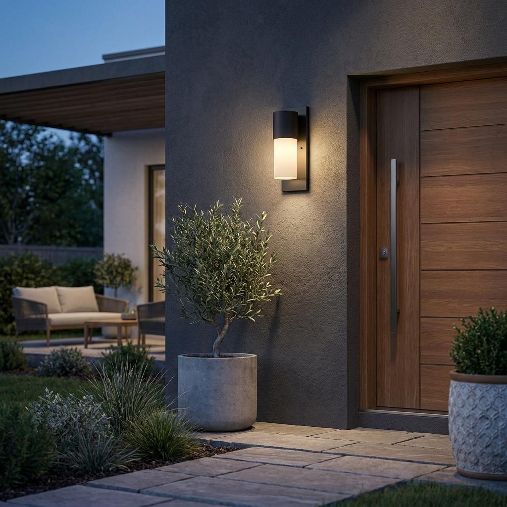 Black And White Frosted Dimmable Outdoor Hanging Light With Black And White Shades