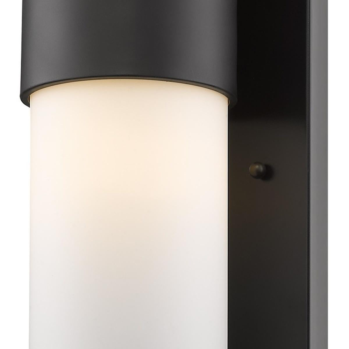 Black And White Frosted Dimmable Outdoor Hanging Light With Black And White Shades