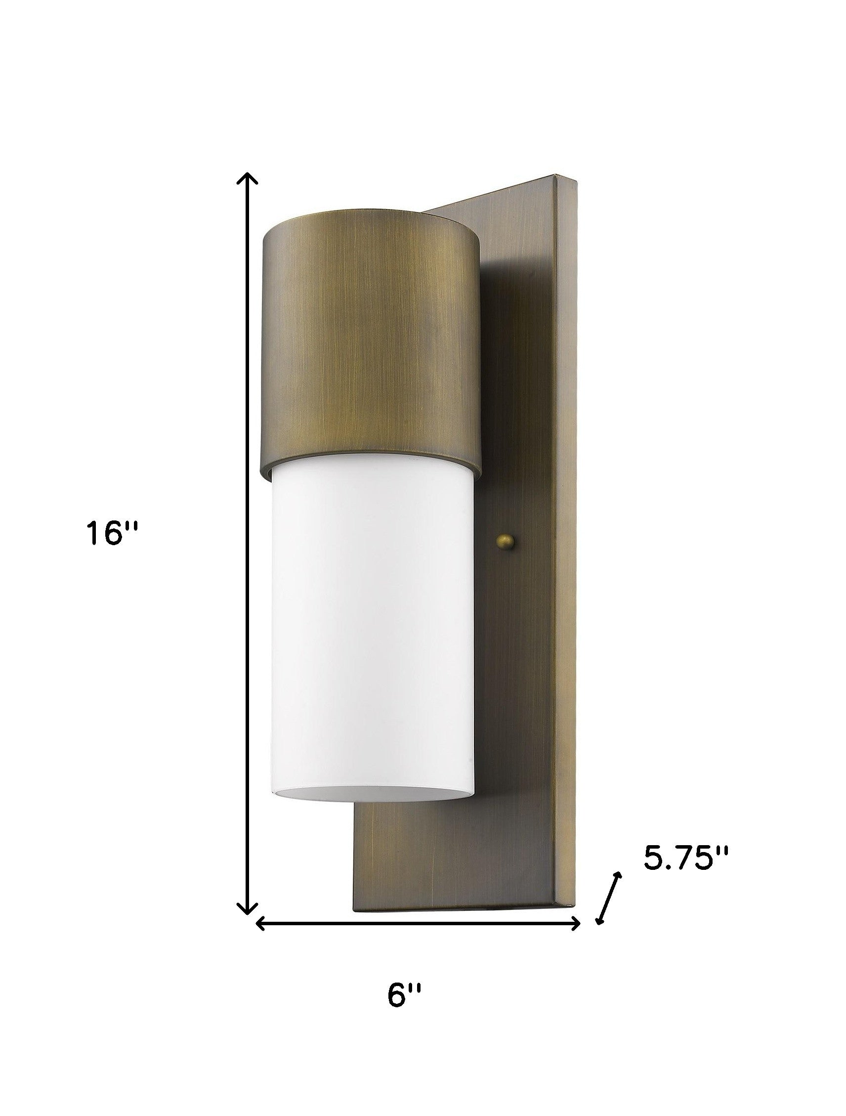 Brass And White Frosted Dimmable Outdoor Hanging Light With Brass And White Shades