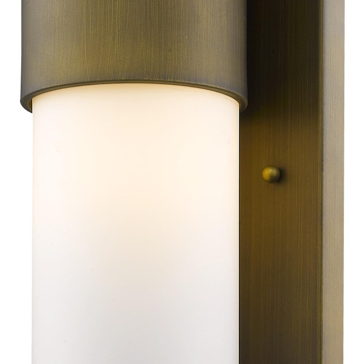 Brass And White Frosted Dimmable Outdoor Hanging Light With Brass And White Shades