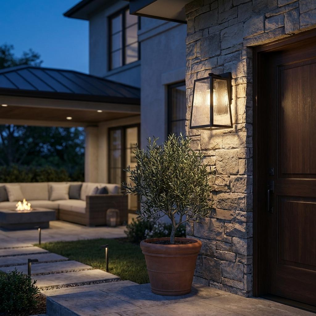 Black And Clear Seeded Dimmable Outdoor Hanging Light With Black And Clear Shades