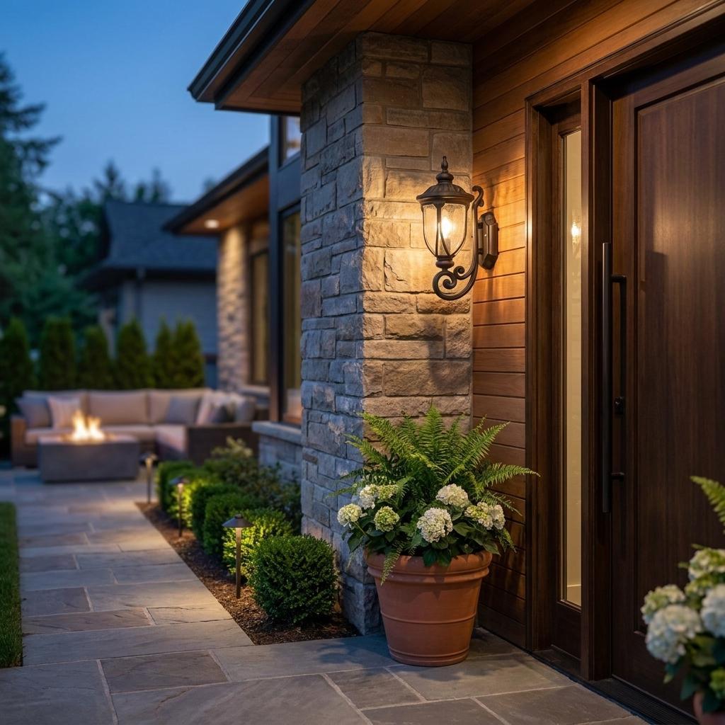 Black And Clear Seeded Dimmable Outdoor Hanging Light With Black And Clear Shades