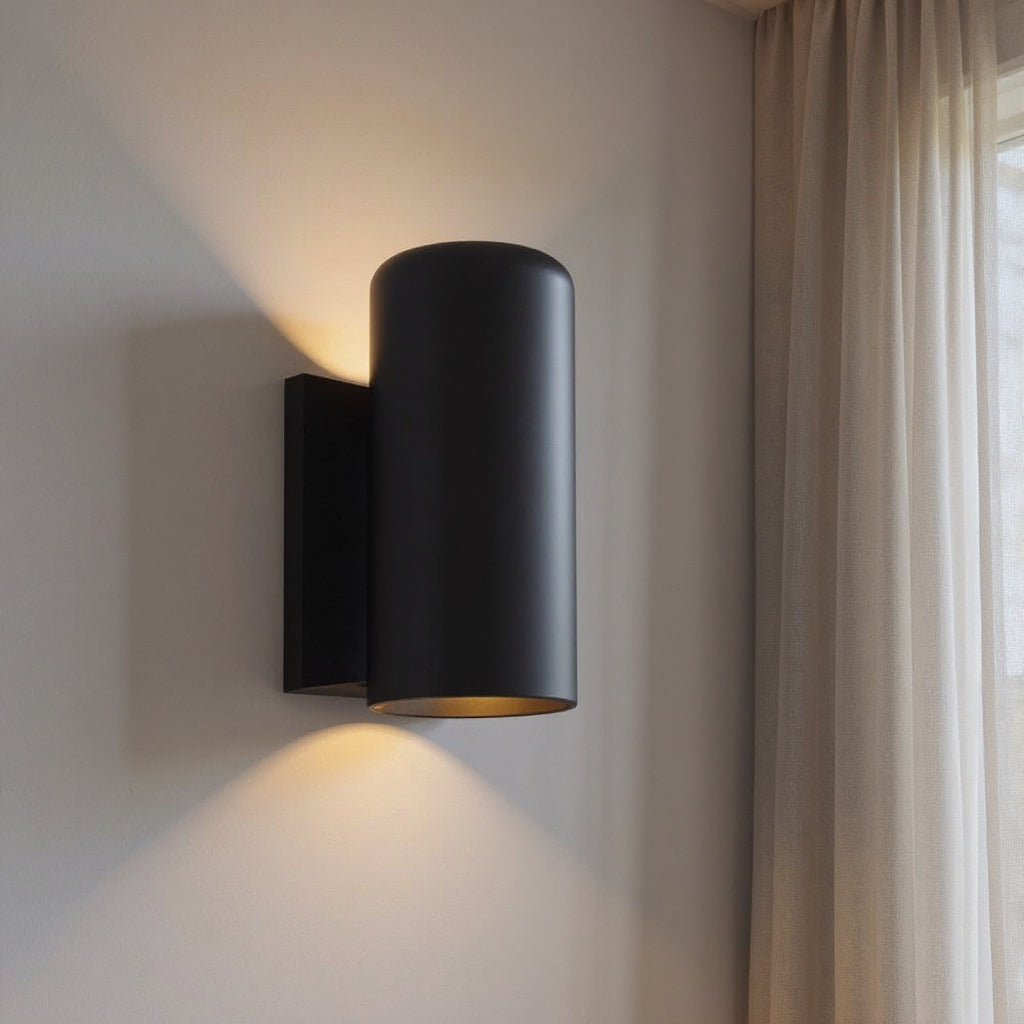 Black Dimmable Outdoor Hanging Light With Black Shades