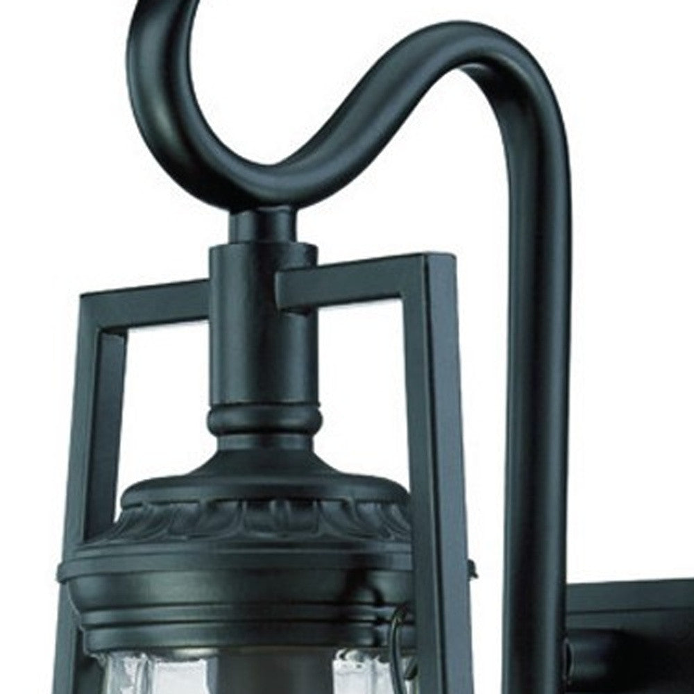 Matte Black Oil Lamp Wall Light