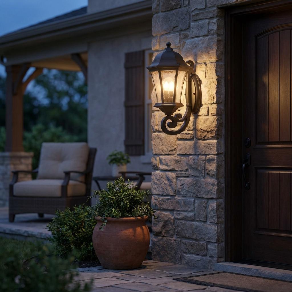 Black And Clear Hammered Dimmable Outdoor Hanging Light With Black And Clear Shades