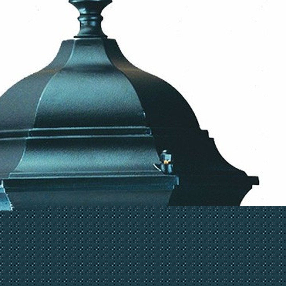 Matte Black Carousel Lantern Wall Light