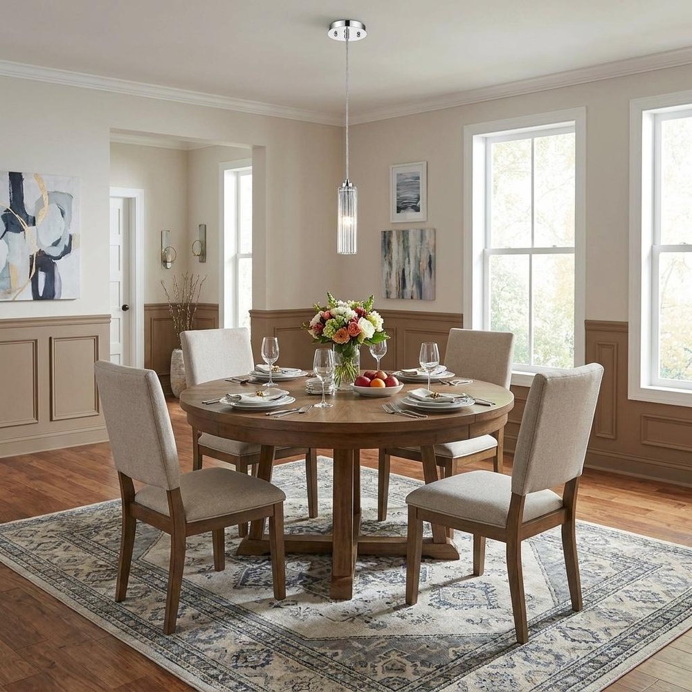 Solo 1-Light Polished Chrome Pendant With Multi-Faceted Round Crystal Shade