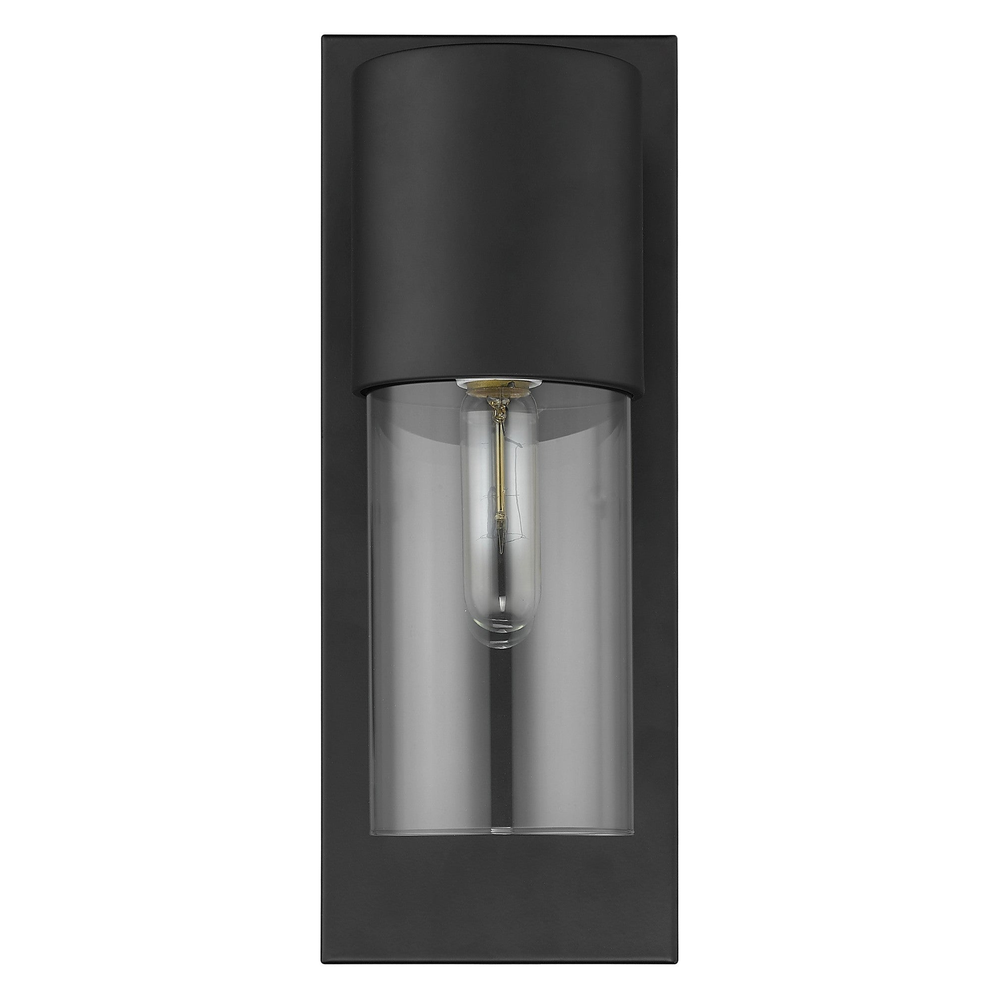 Black And Clear Transparent Dimmable Outdoor Hanging Light With Black And Clear Shades