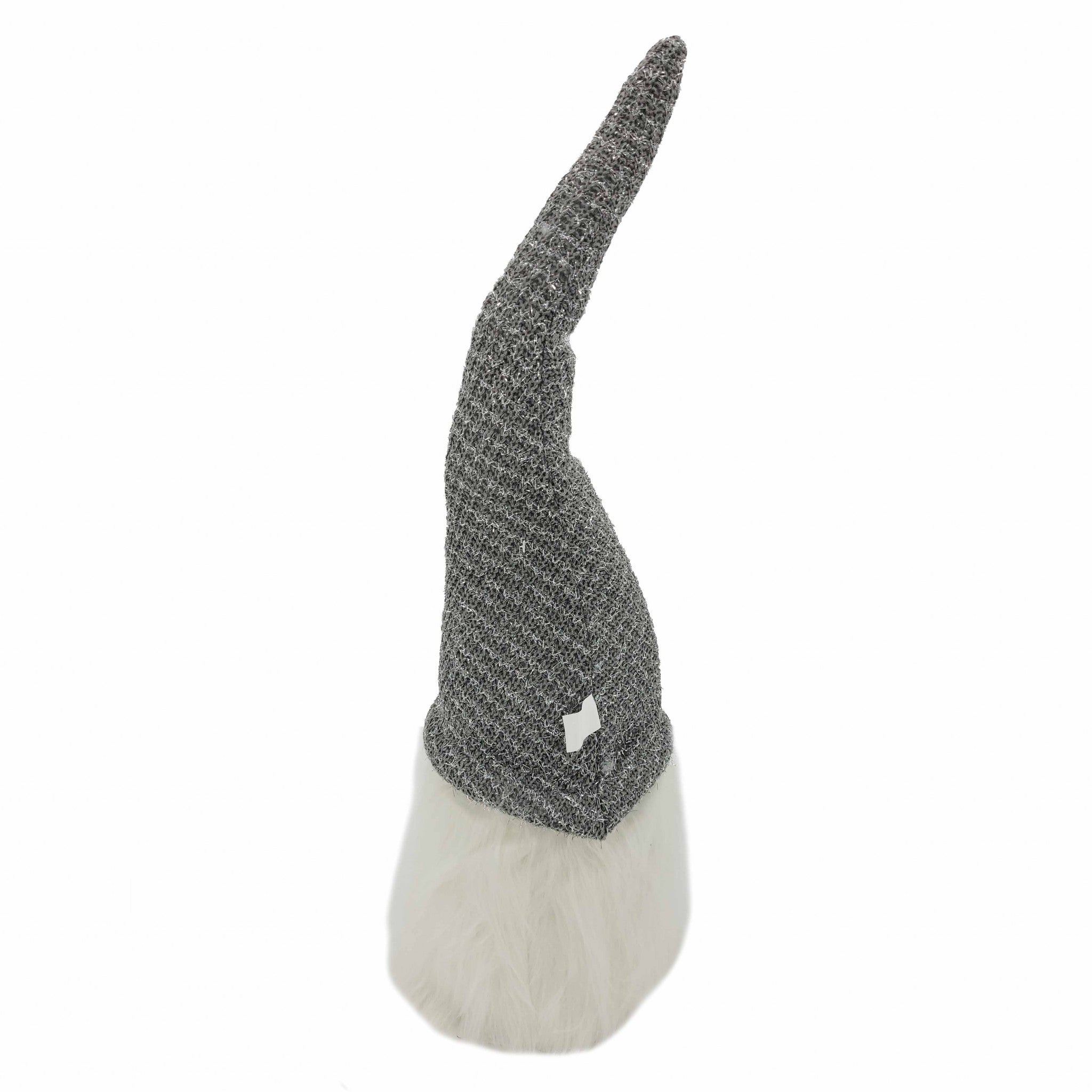 Grey Fabric Gnome with Ultra Long Hat