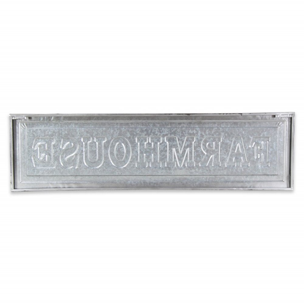 10" X 37" Gray Galvanized Steel