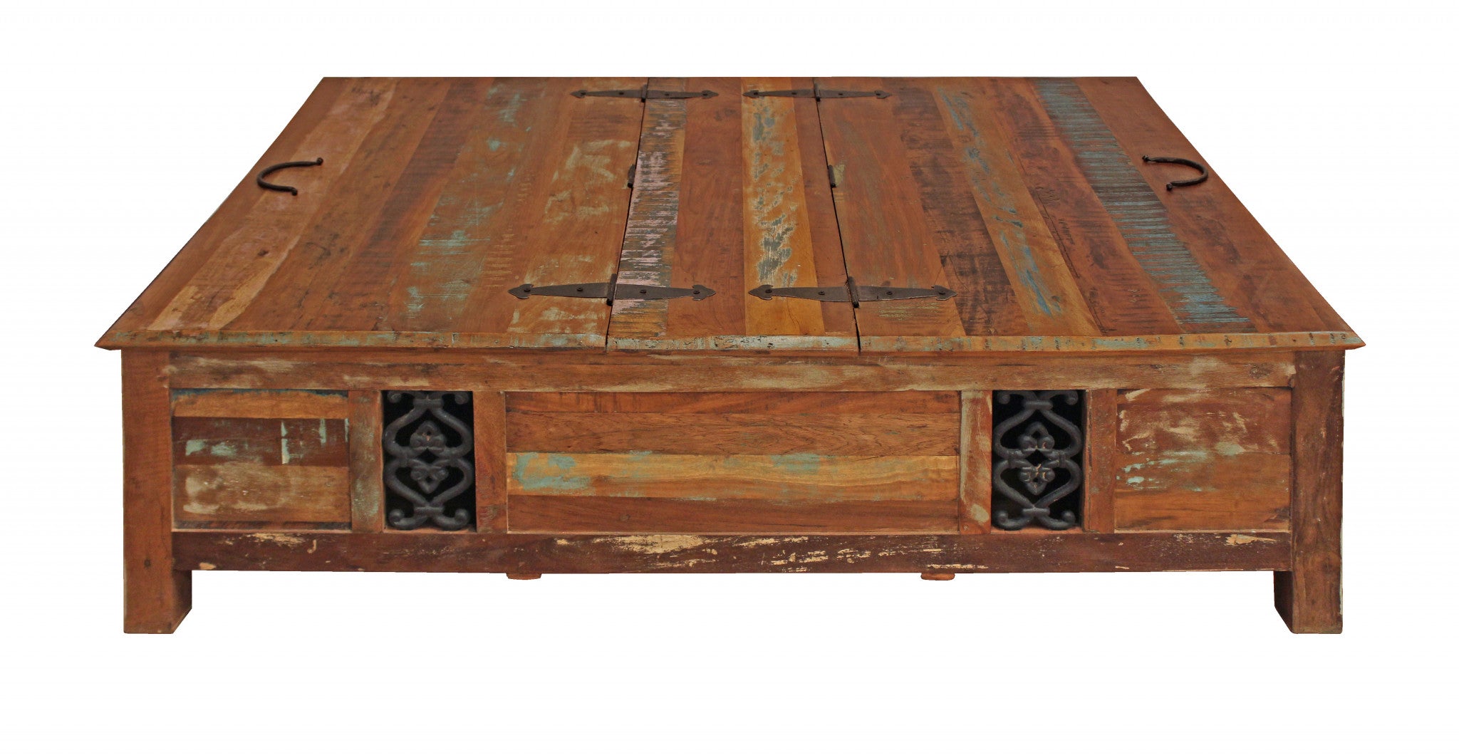 Rectangular Storage Wood Coffee Table