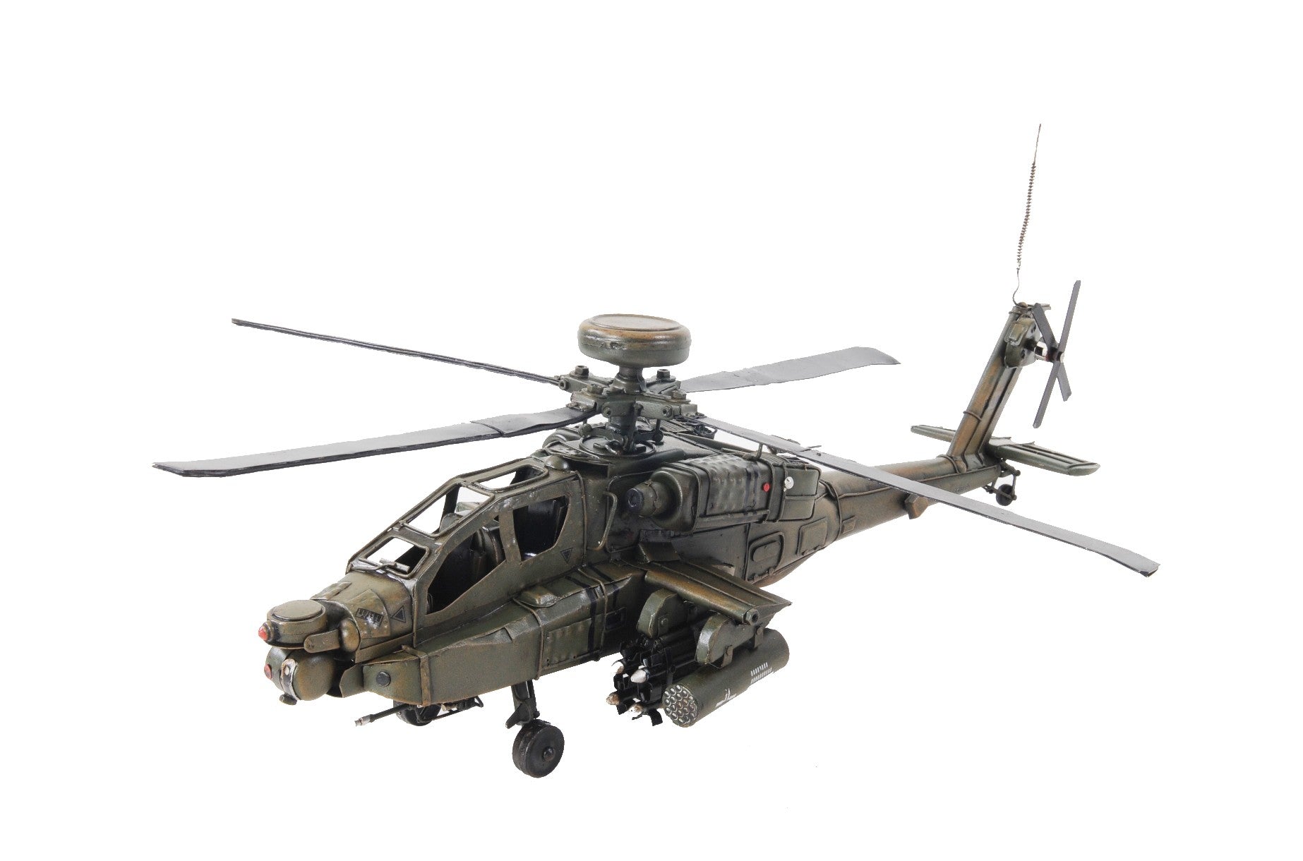 Ah-64 Apache Helicopter Sculpture