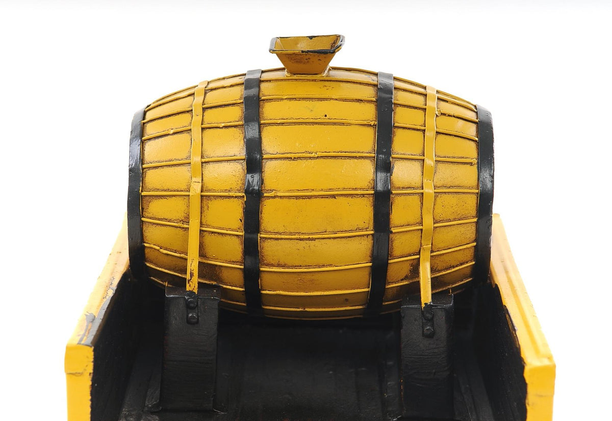 c1829 Yellow Rocket Steam Engine Model Sculpture