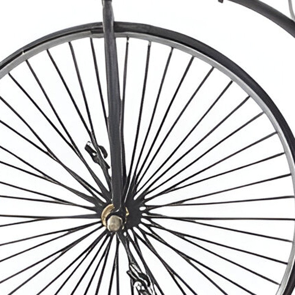 c1870 High Wheeler Bicycle Metal Decorative Bookends