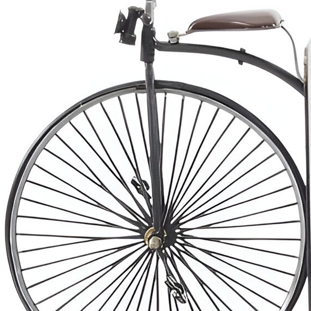 c1870 High Wheeler Bicycle Metal Decorative Bookends