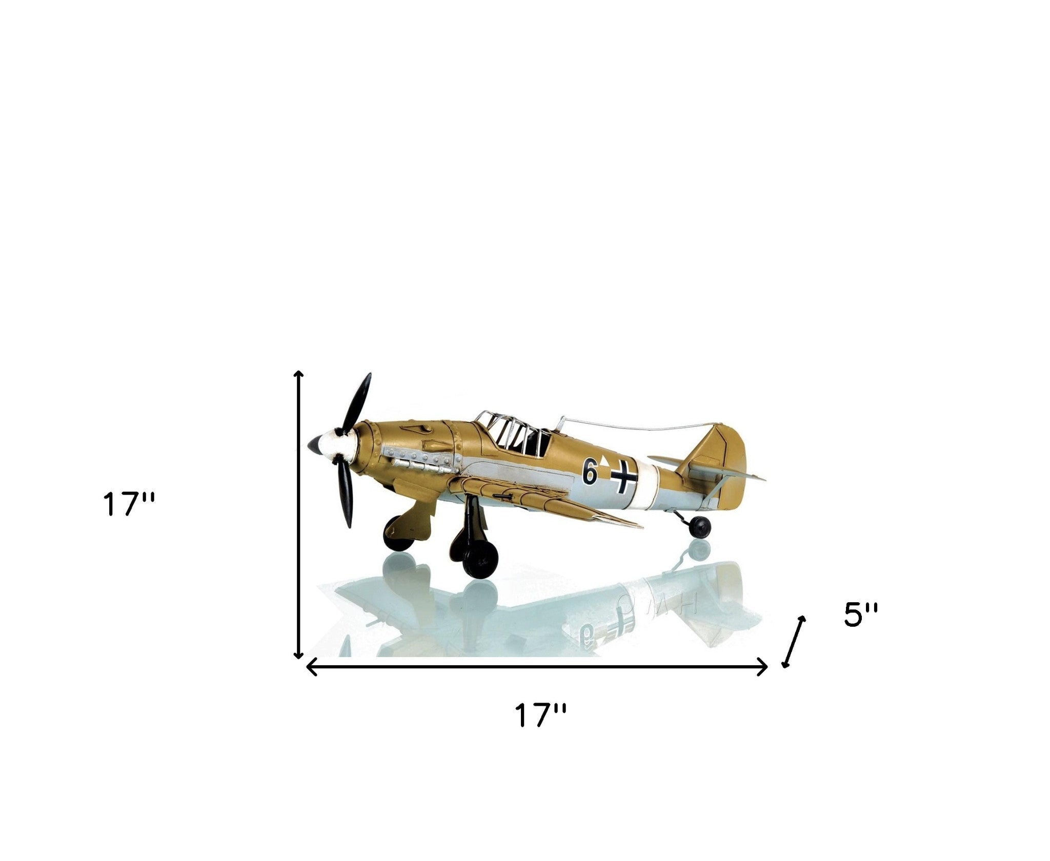 c1935 Messerschmitt BF 109 Fighter Sculpture