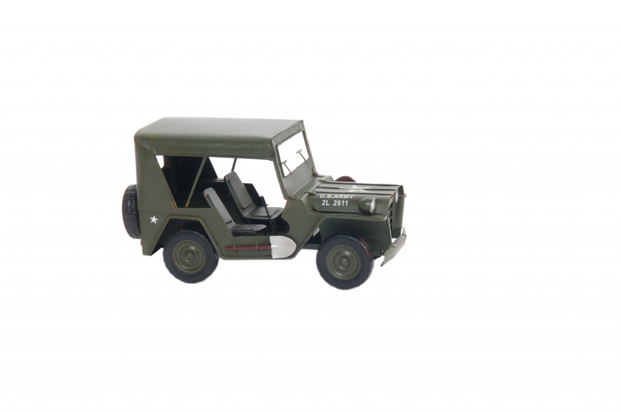 c1940 Willys Quad Overland Jeep Sculpture
