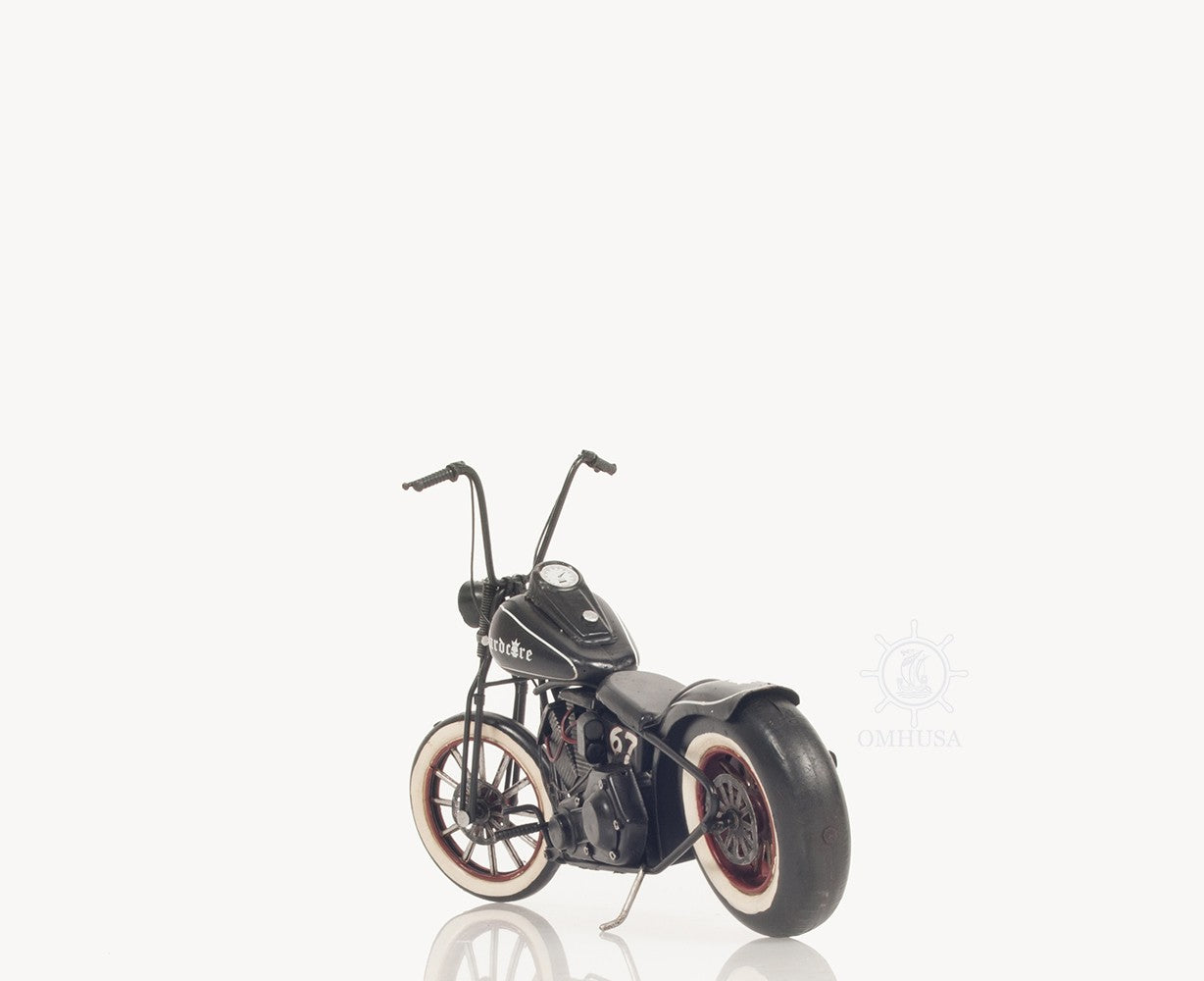 Hardcore 67 Chopper Decorative Motorcycle Sculpture