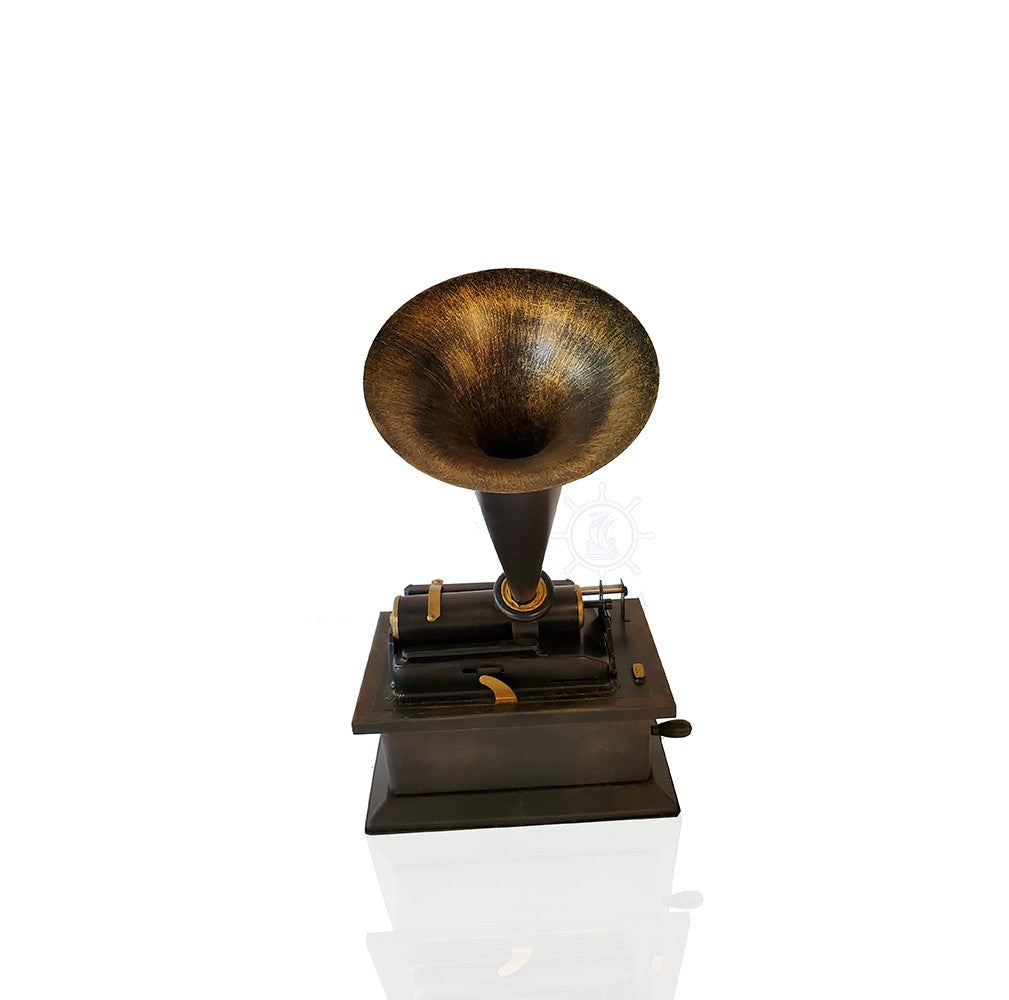 c1901 Edison Standard Phonograph Replica Sculpture