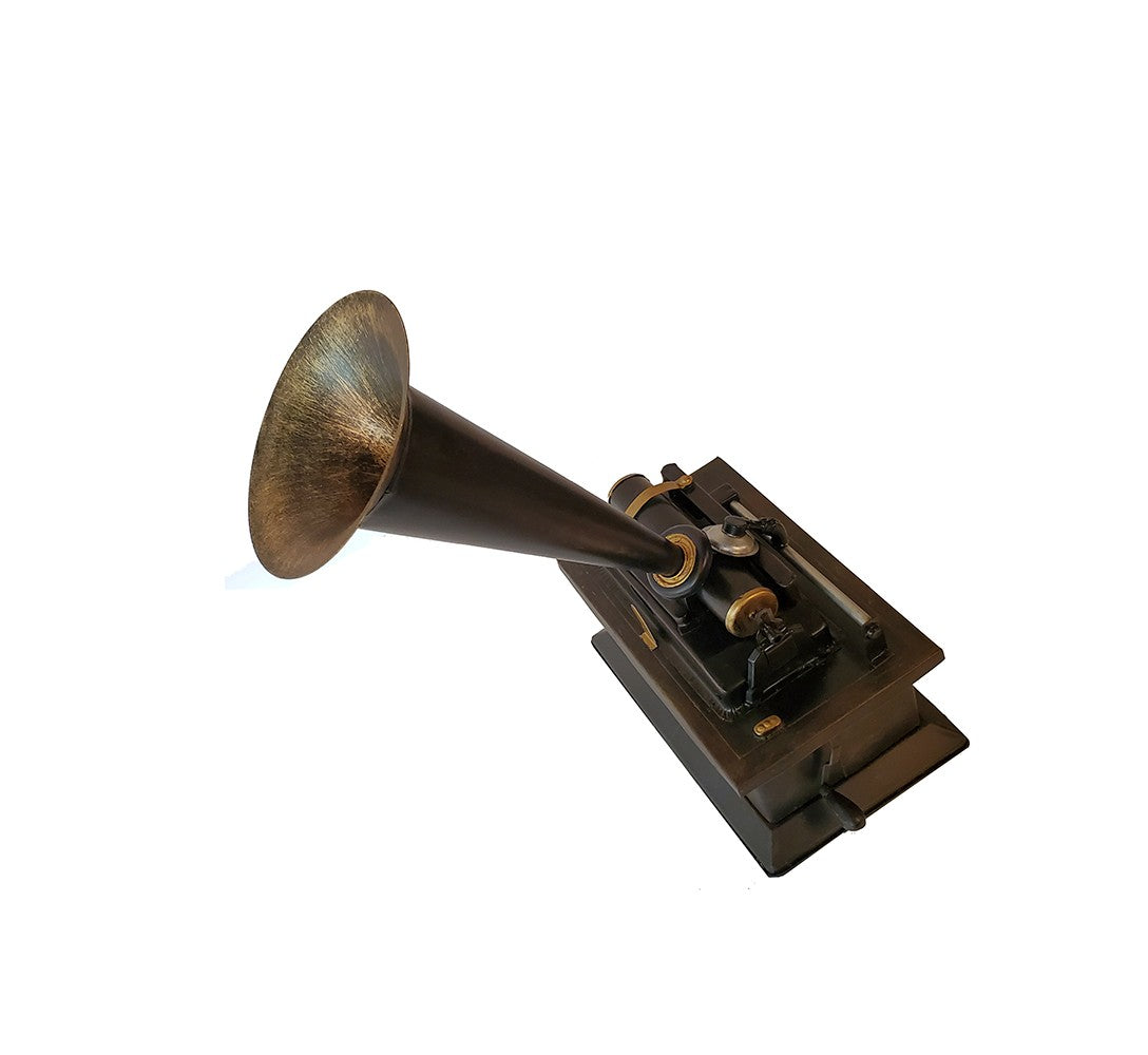 c1901 Edison Standard Phonograph Replica Sculpture