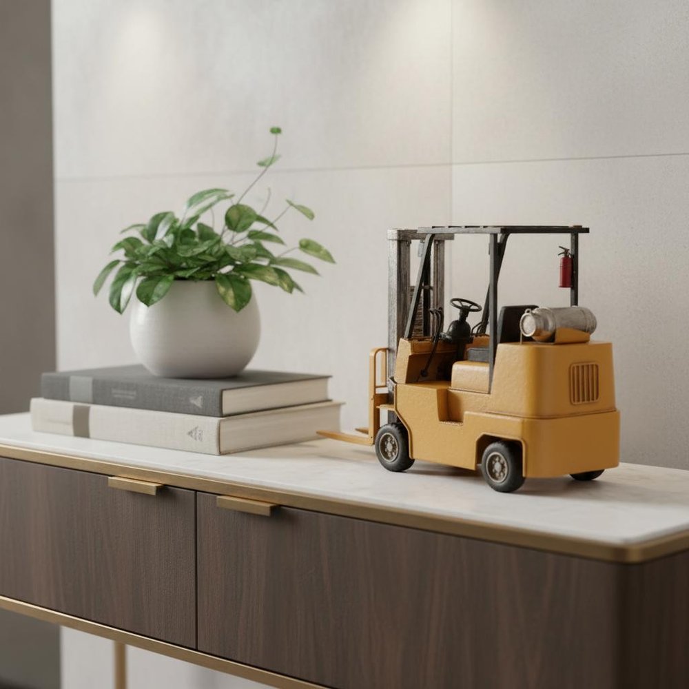 Propane Forklift Sculpture