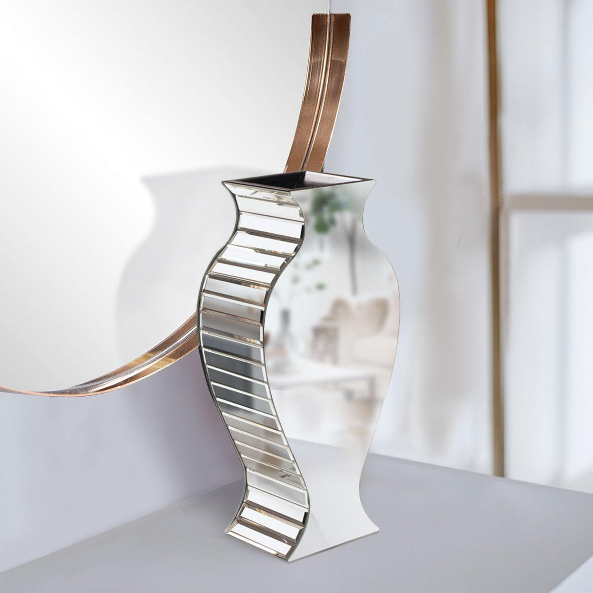 20" Clear Cylinder Table Vase