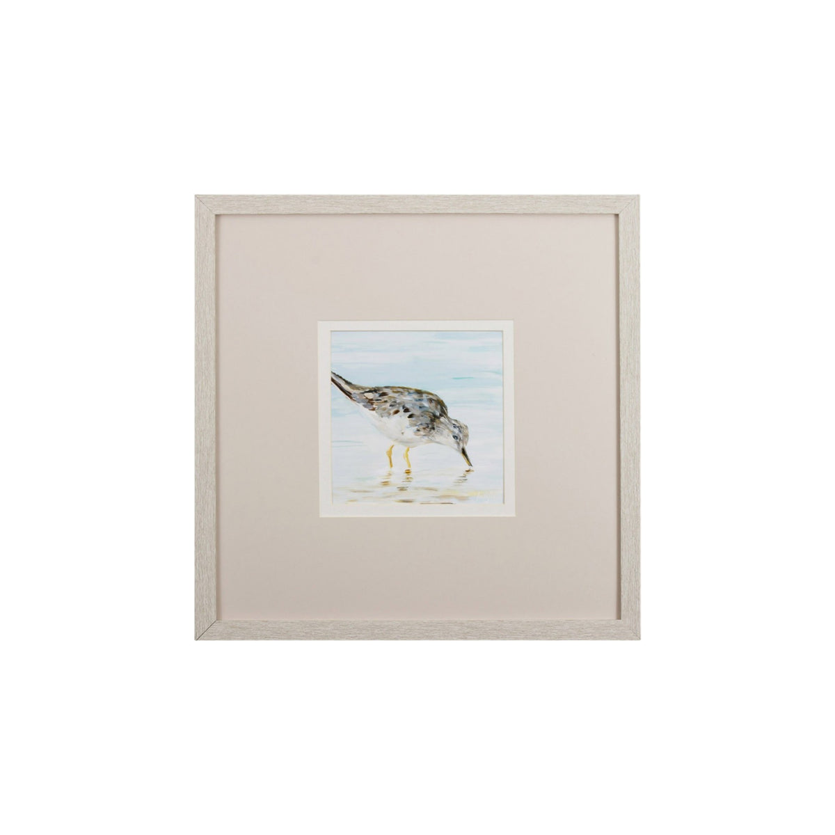 Set of Two Sandpipers Watercolor Wall Art
