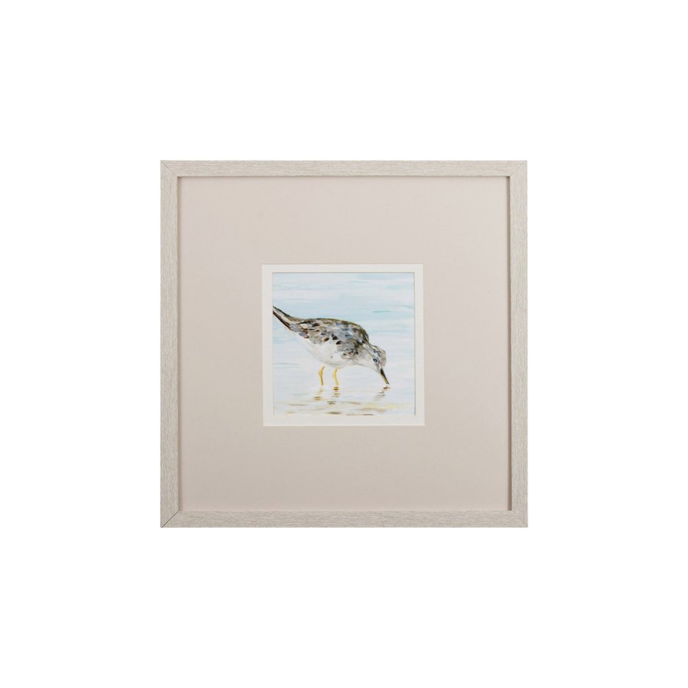 Set of Two Sandpipers Watercolor Wall Art