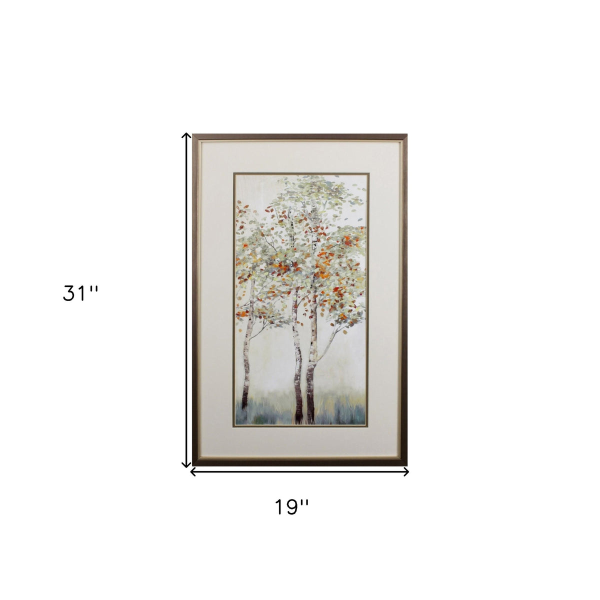Set of Two Trees in the Fall Wall Art