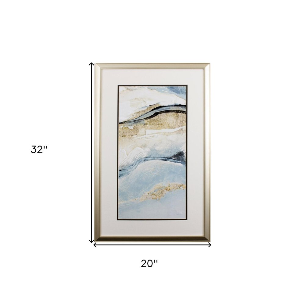 Set of Two Sandy Beach Abstract Wall Art