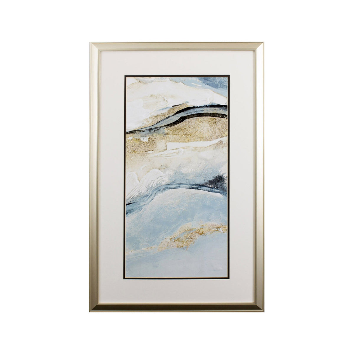 Set of Two Sandy Beach Abstract Wall Art