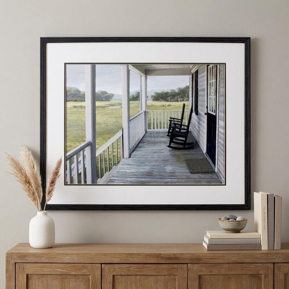 Farmhouse Back Porch Scene Wall Art