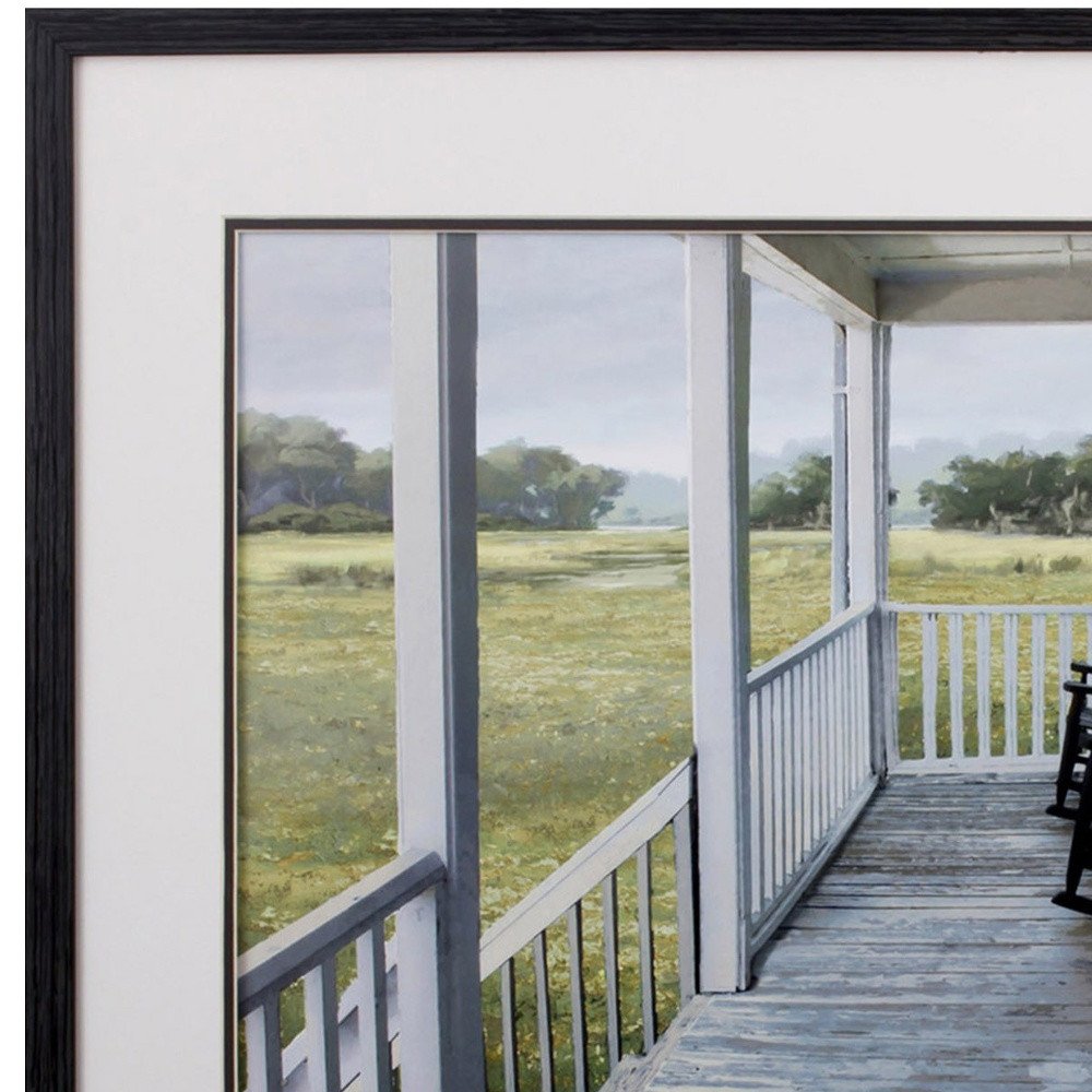 Farmhouse Back Porch Scene Wall Art