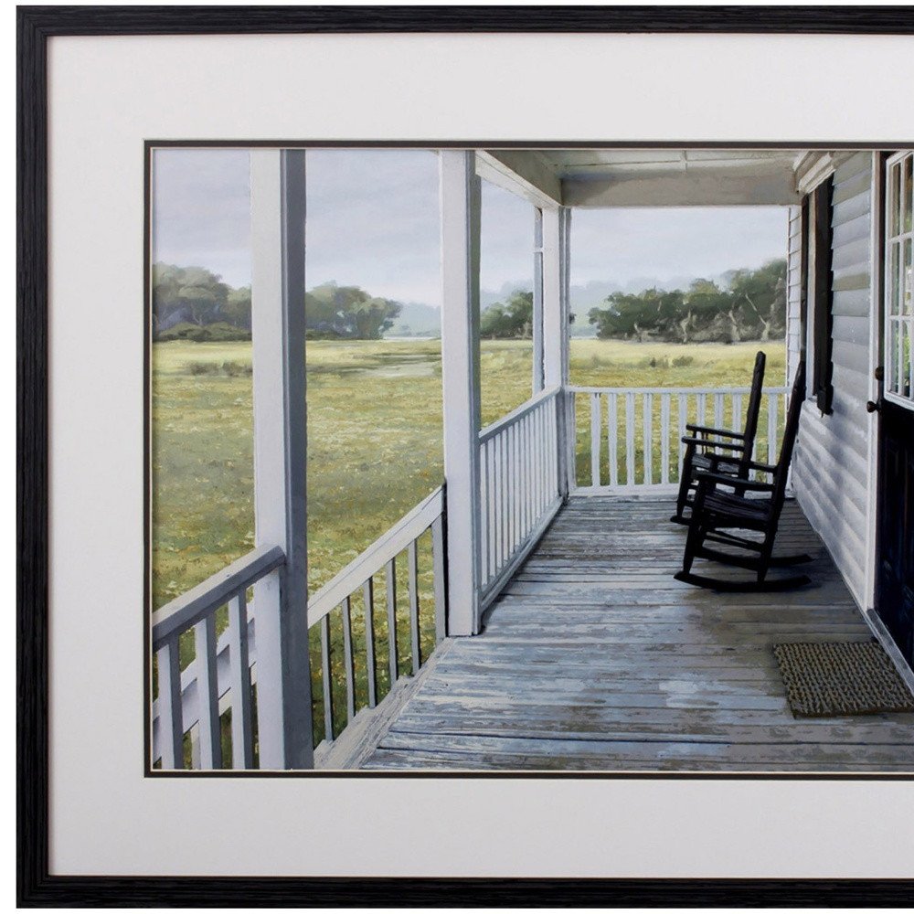 Farmhouse Back Porch Scene Wall Art