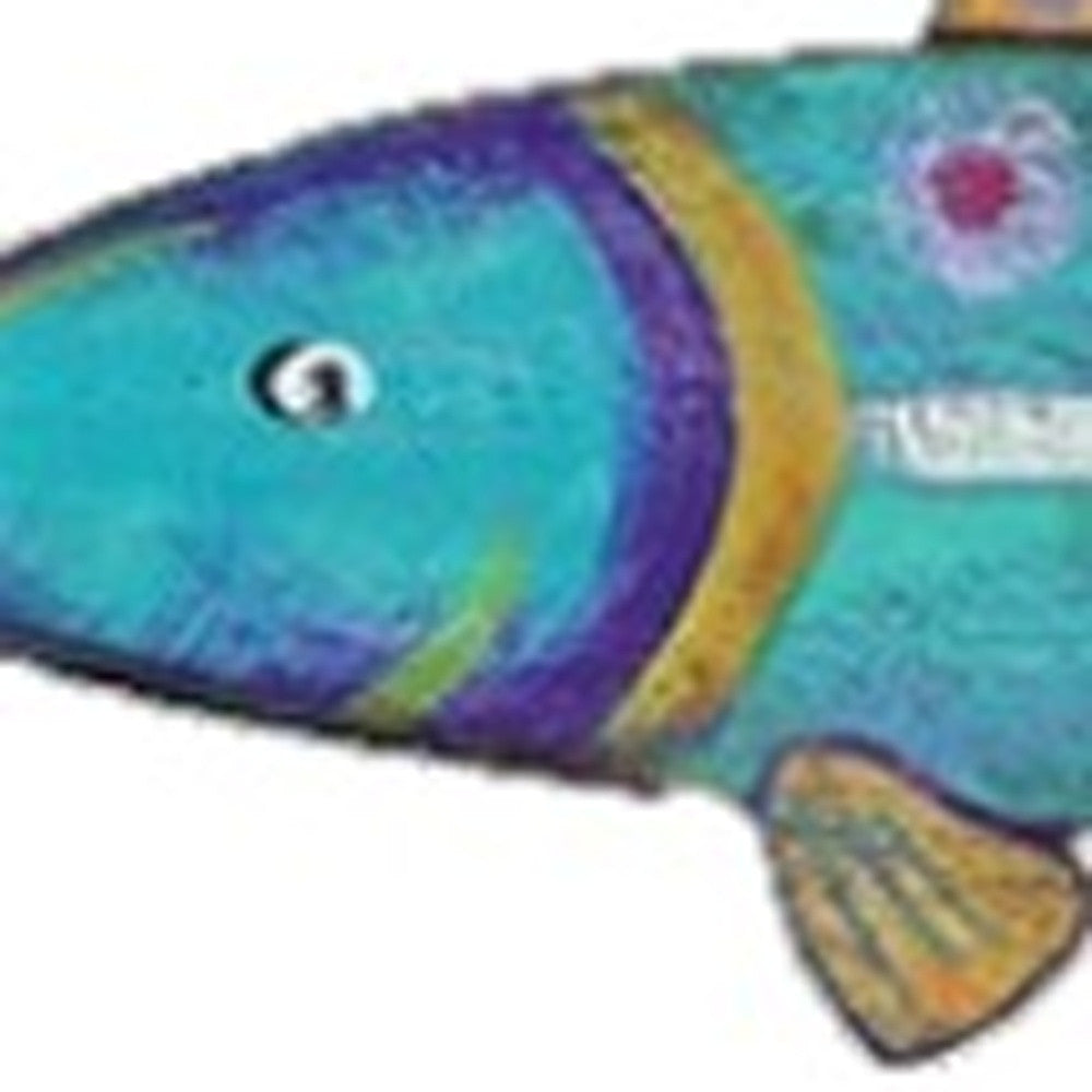 Rustic Aqua Whimsy The Fish Wall Art
