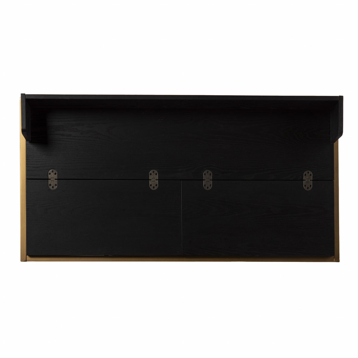 Adjustable Black and Gold Wood Sled
