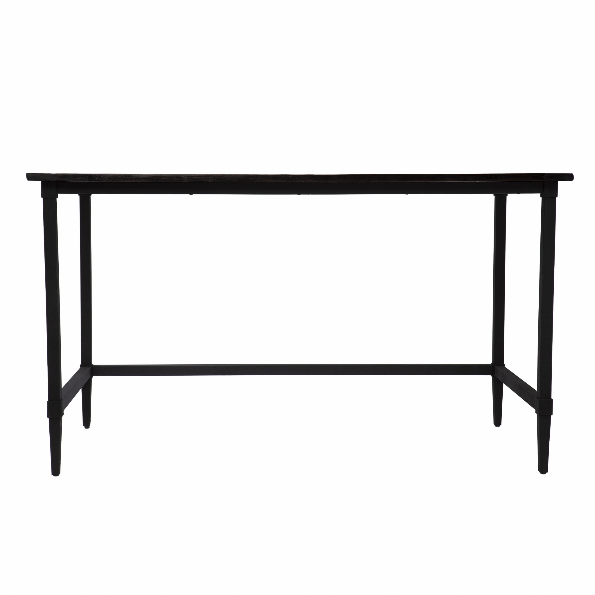 53" Black Writing Desk