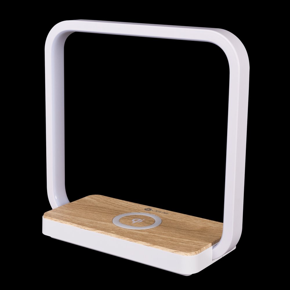 Contemporary White Wireless Phone Charger