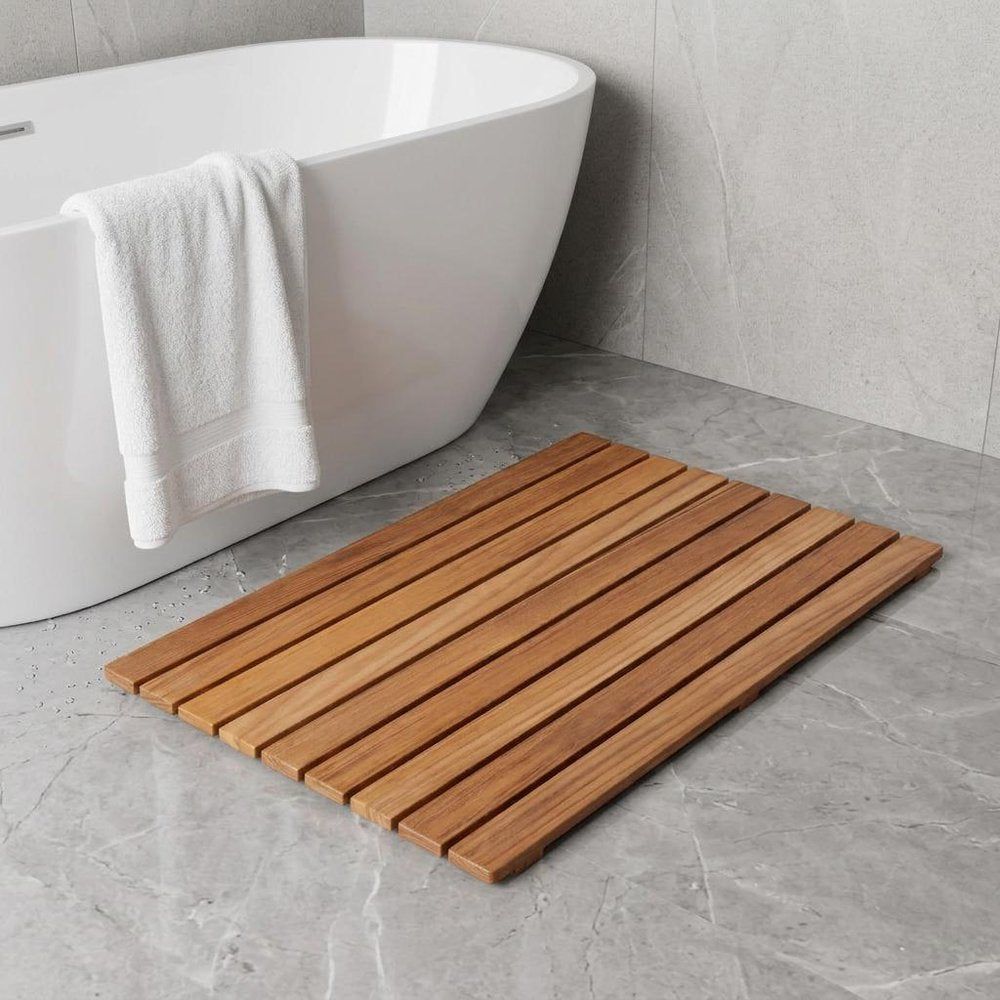 20" Premium Teak Shower Bath Mat