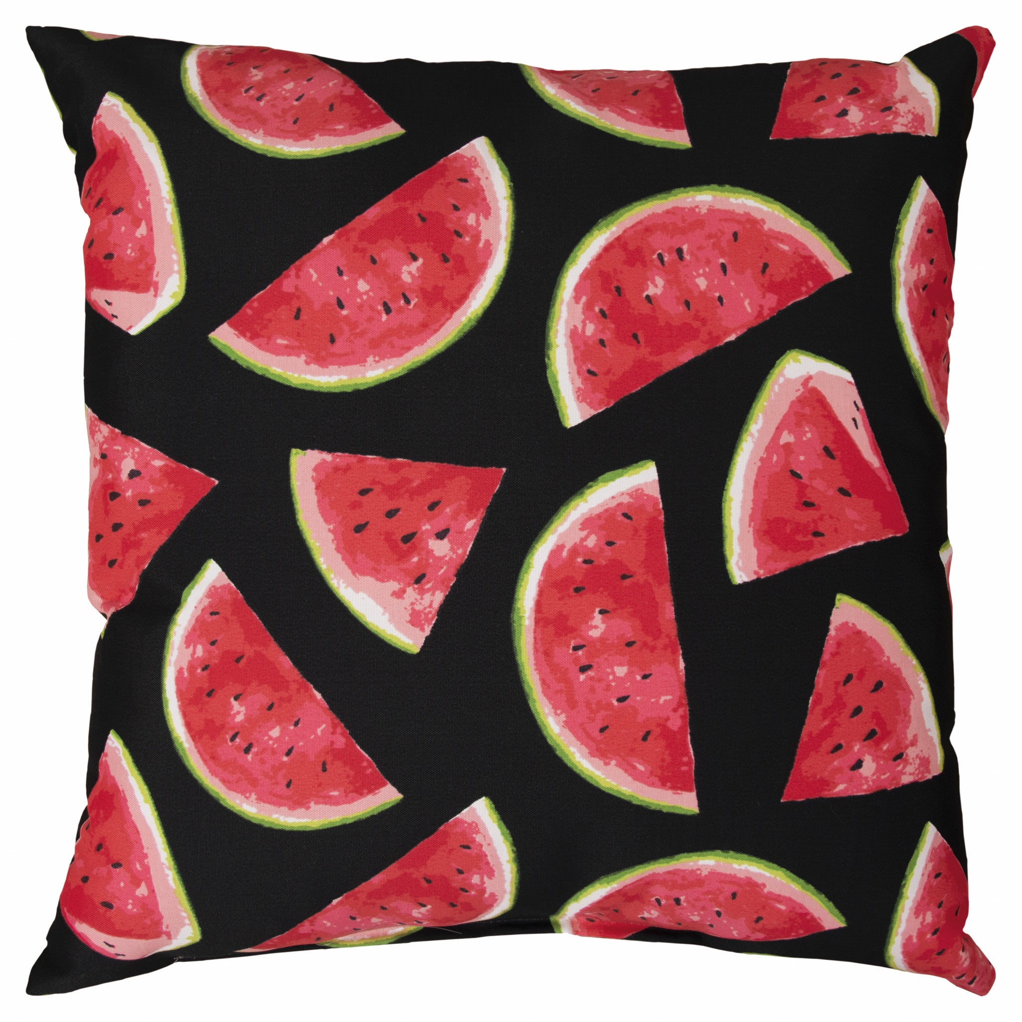 Set of Two 22" X 22" Red Indoor Outdoor Throw Pillow Cover & Insert