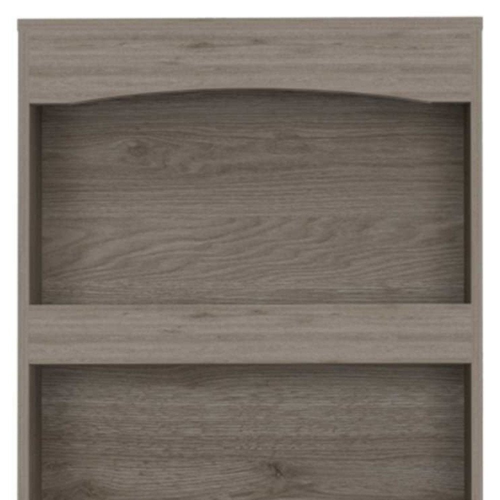 71" Three Tier Bookcase with Two doors