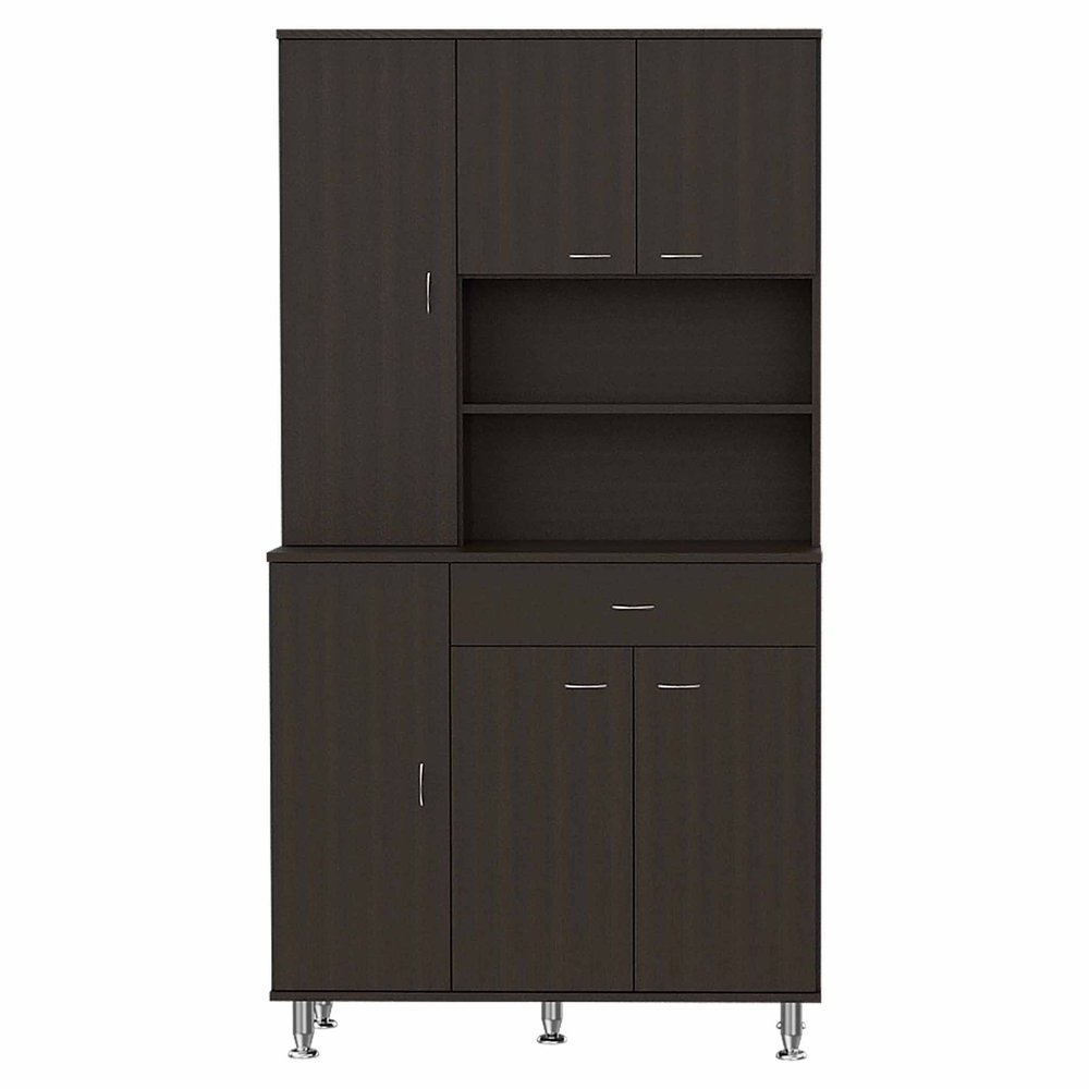 67" Black Wood Seven Door