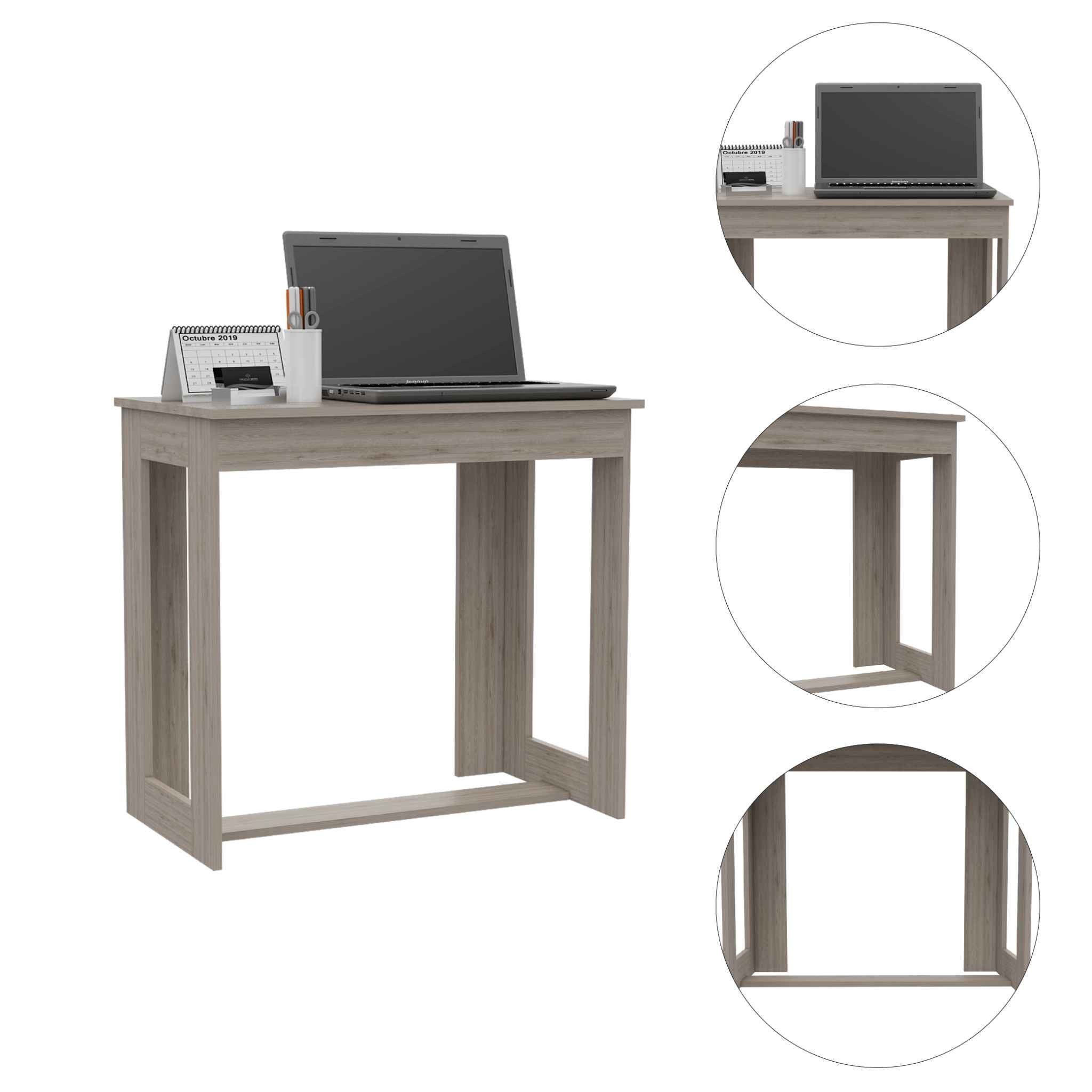 32" Light Gray Computer Desk