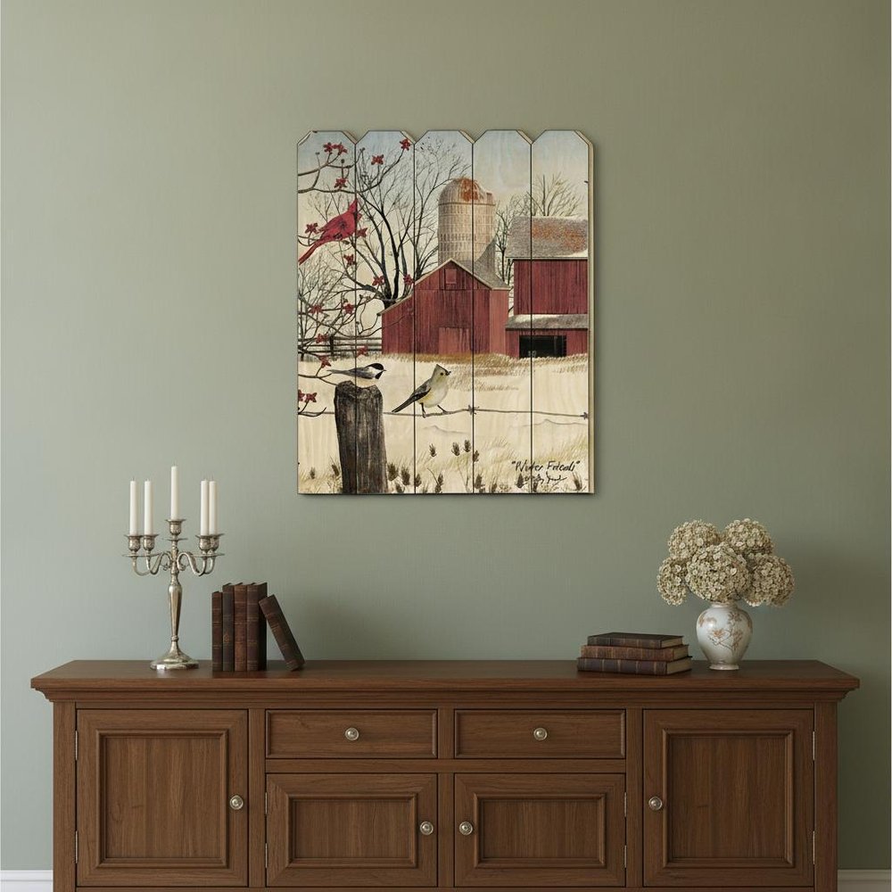 Winter Friends Unframed Print Wall Art