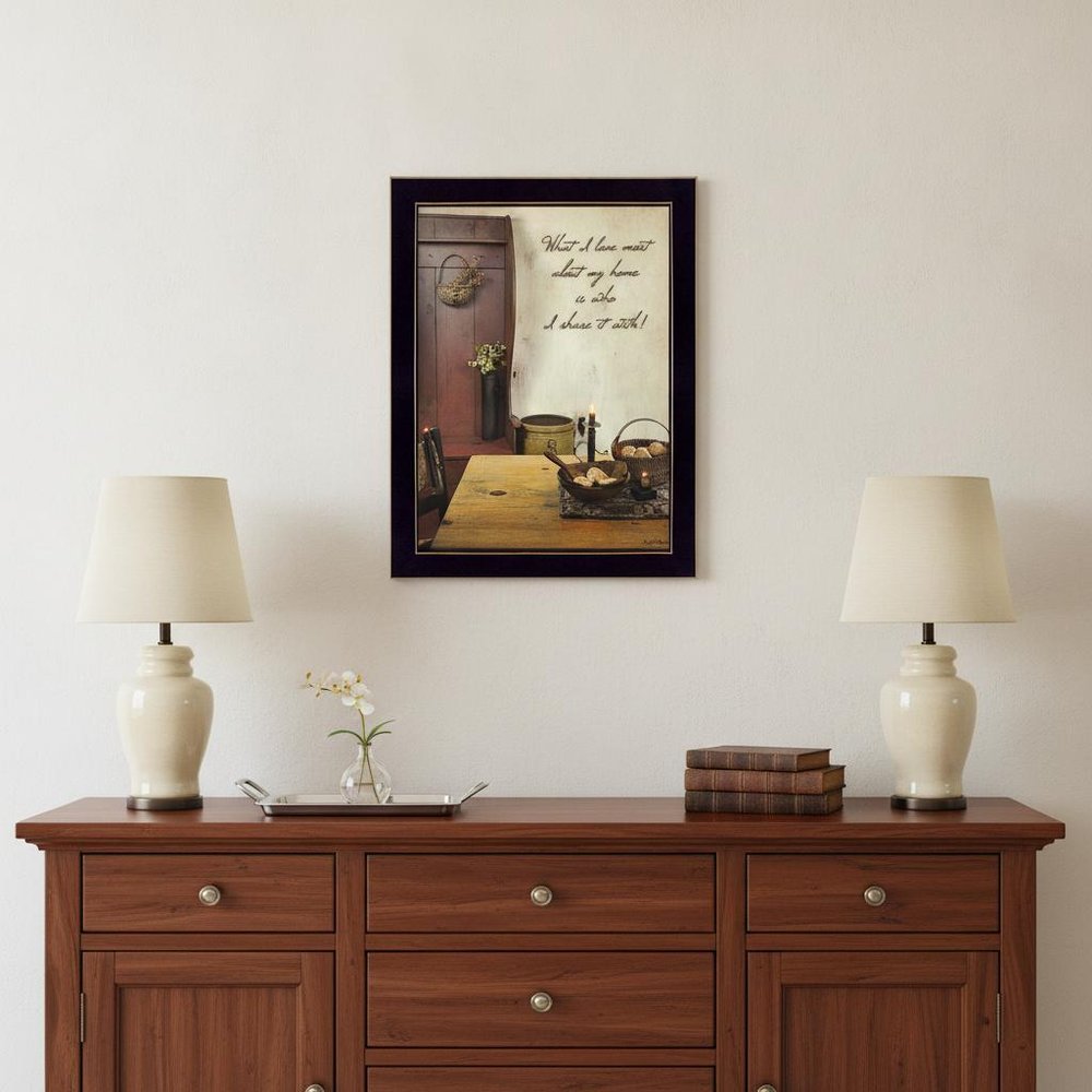 What I love Most 4 Black Framed Print Kitchen Wall Art