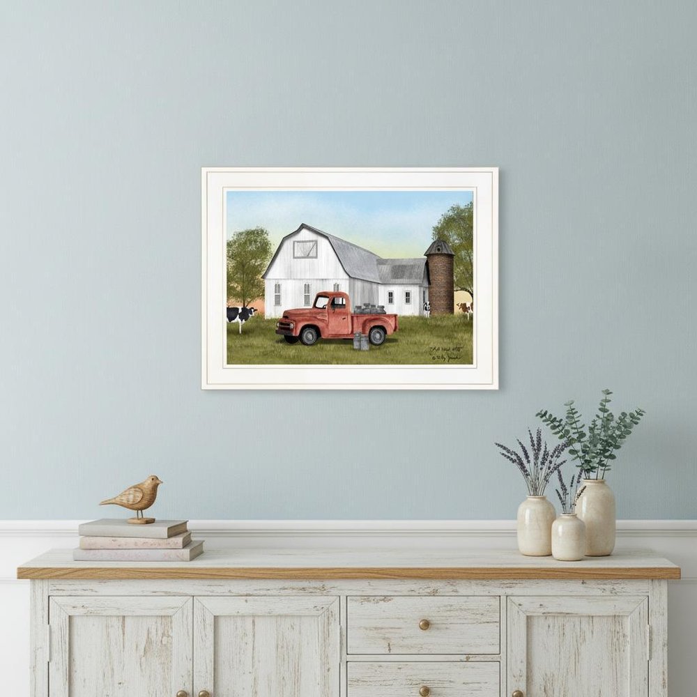 YAll Need Milk 2 White Framed Print Wall Art