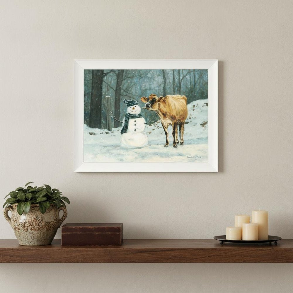 Well Hello There 1 White Framed Print Wall Art
